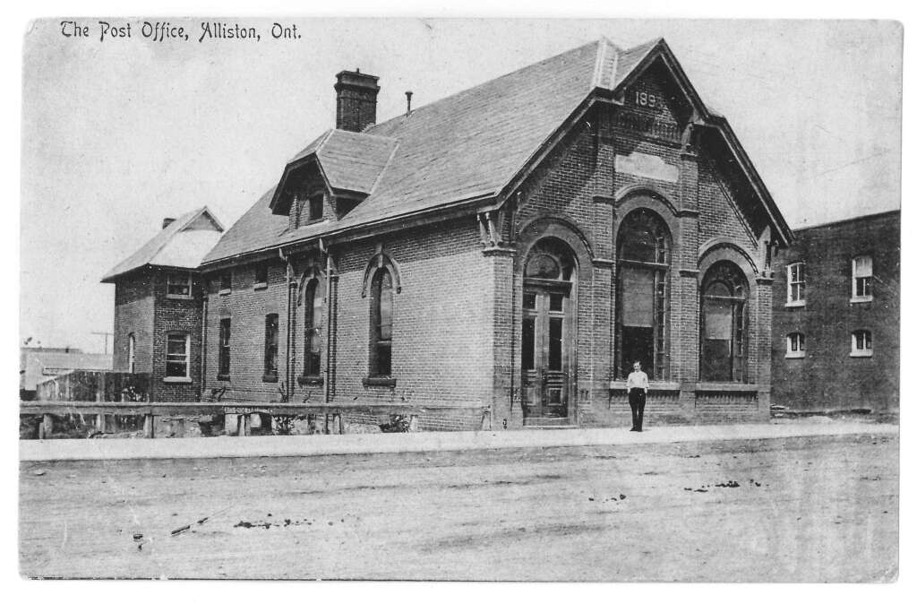 Alliston Post Office, 1902 to 1940.
