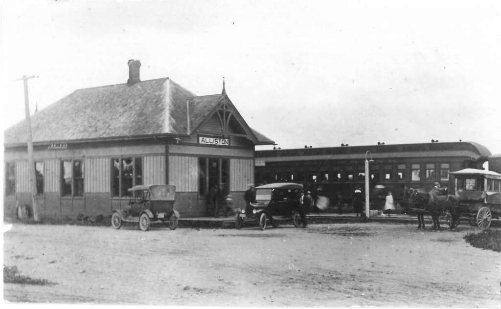 Grand Trunk Railway station, c.1920.
